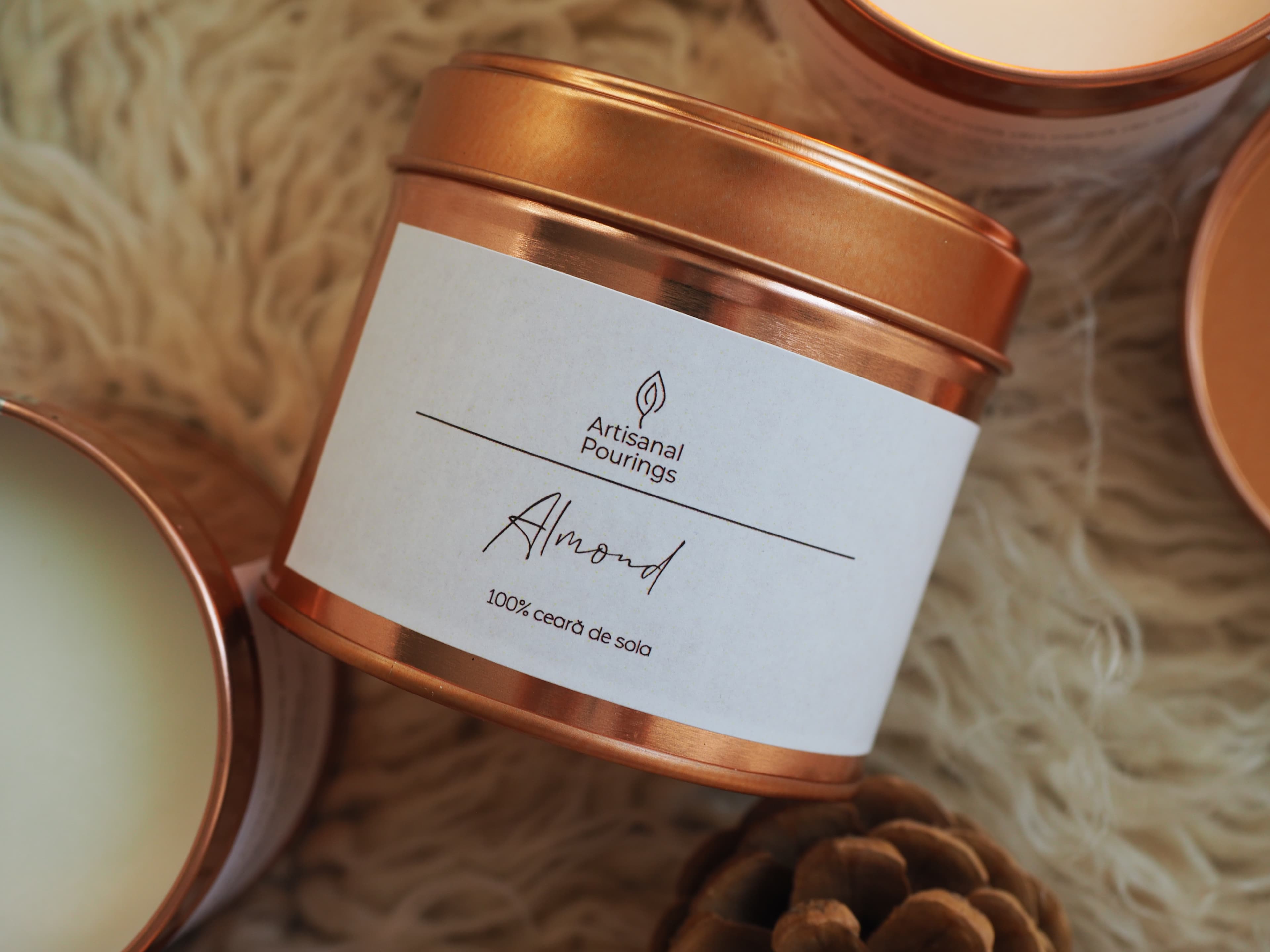 Lumânare din ceară soia - Almond 